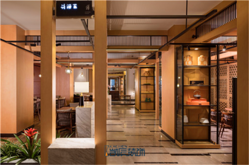 【必一入口工装】中式餐厅装修设