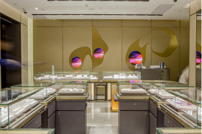 如何设计一个珠宝店【必一入口装饰】